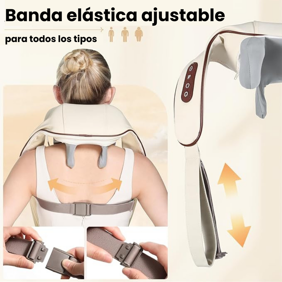 MASAJEADOR DE ESPALDA, CUELLO Y HOMBROS RELAXCOMFORT ™💆