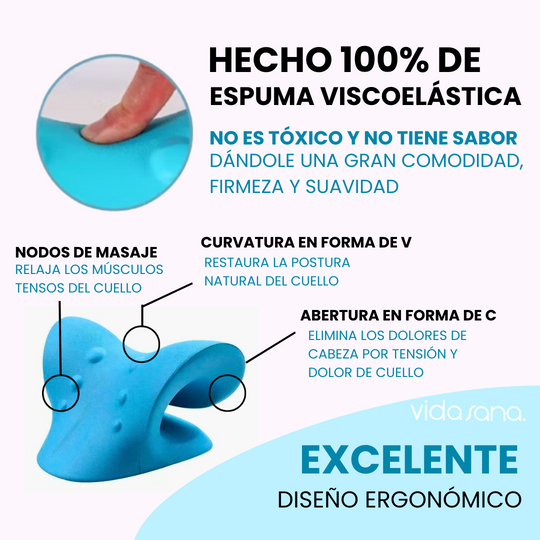 😲ALMOHADA TERAPÉUTICA PARA EL DOLOR DE COLUMNA, CUELLO Y ESPALDA💥